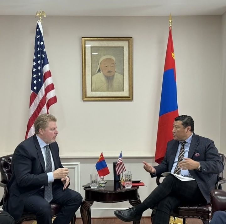 Glenn Wicks Meets with Ambassador Batbayar of Mongolia
